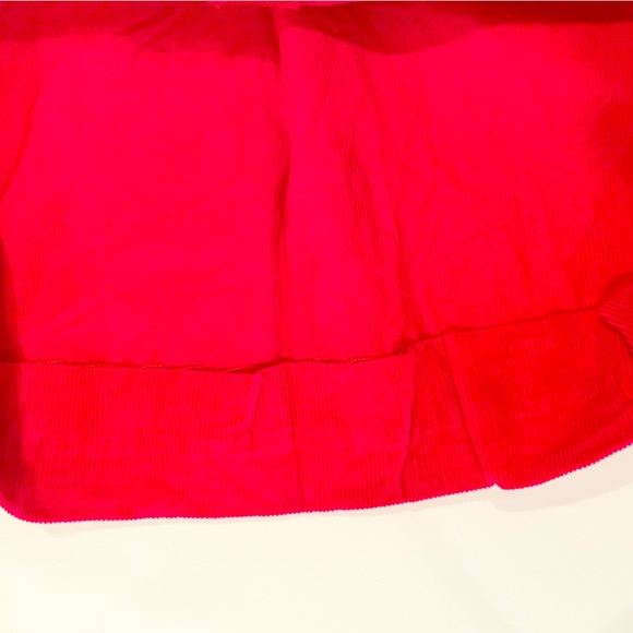 Bella Bliss 4T red corduroy collared dress - Picture 7 of 7